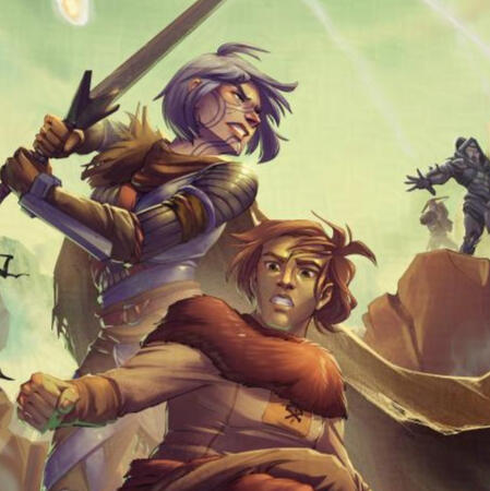 Cover 1 Young No'mmads Cover Art Client: Blattle Quest Comics